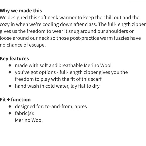 Lululemon falling freely Scarf - Picture 4 of 5